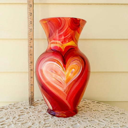 Red Large Vase