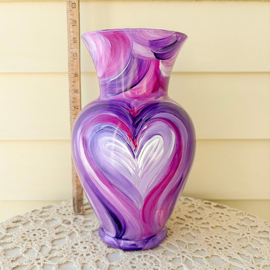 Purple Magenta & Pink Large Vase