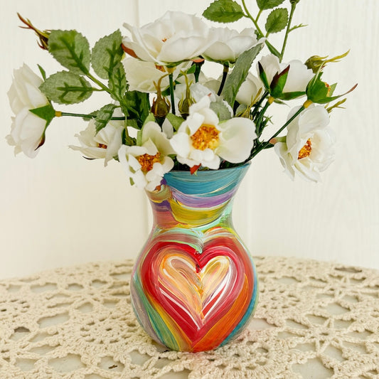 Boho Love Multi-Color 7 Small Vase